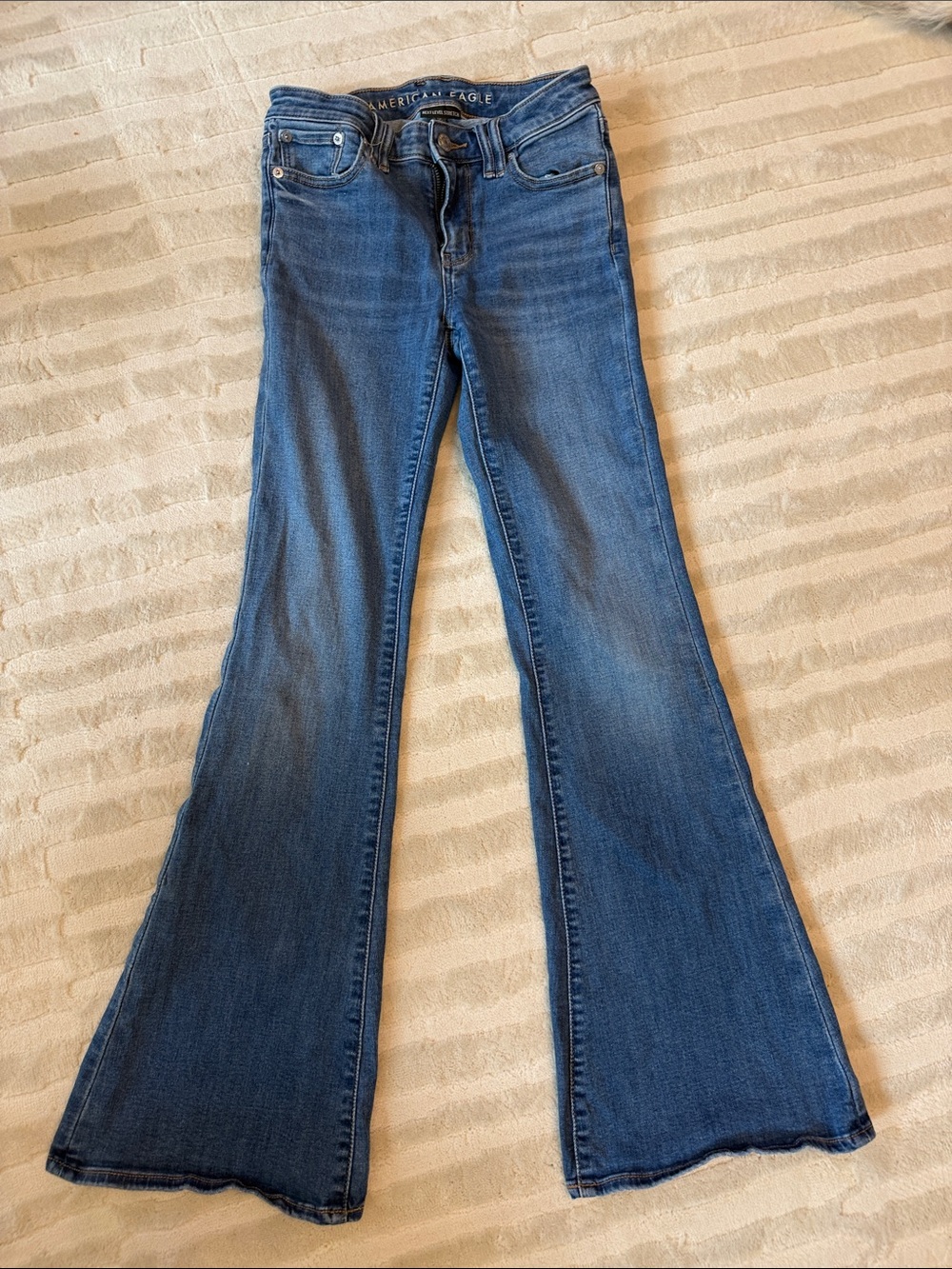 American Eagle Outfitters Medium Blue Flare Jeans